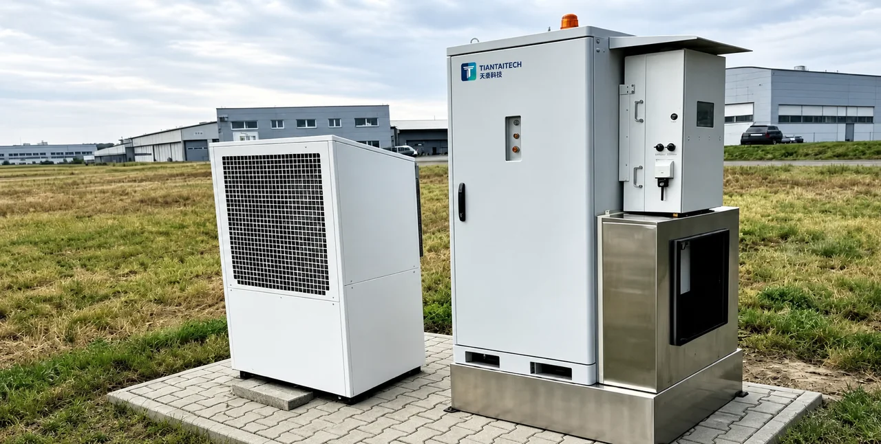 TiantaiTech outdoor commercial energy storage cabinet installation