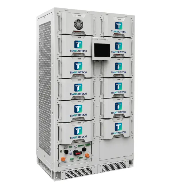TiantaiTech rack battery system in three-quarter view