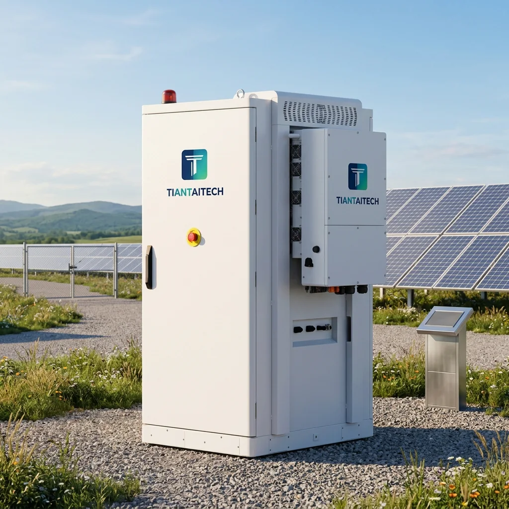 TiantaiTech C&I cabinet at a solar installation