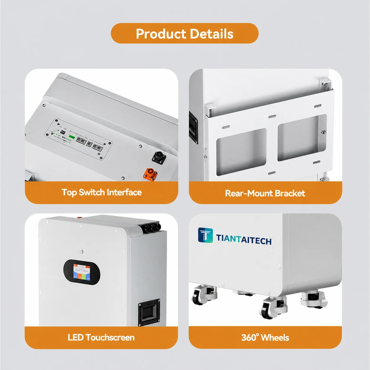 TiantaiTech residential battery product details