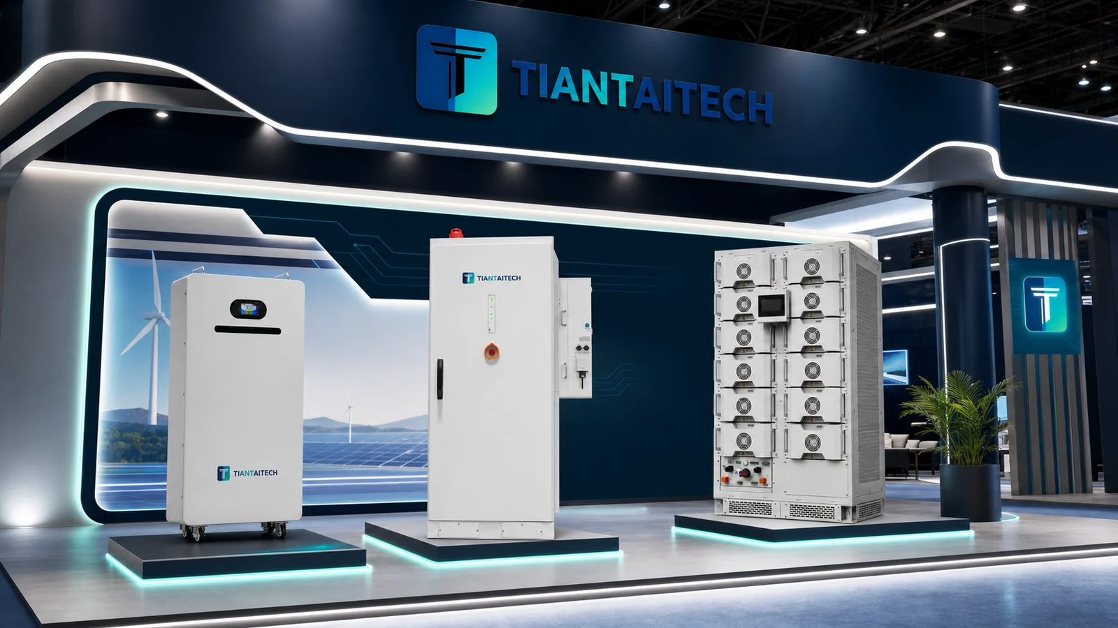 TiantaiTech exhibition booth design concept